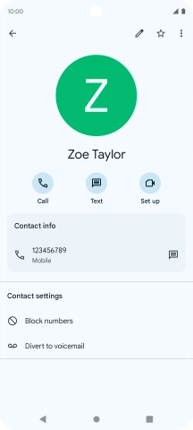 Press the Home key to return to the home screen.