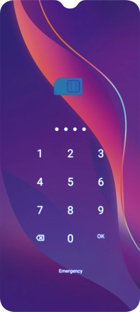 Key in the new PIN again and press OK.