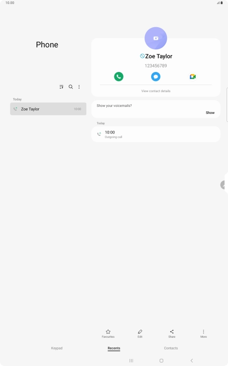 Press the Home key to return to the home screen.