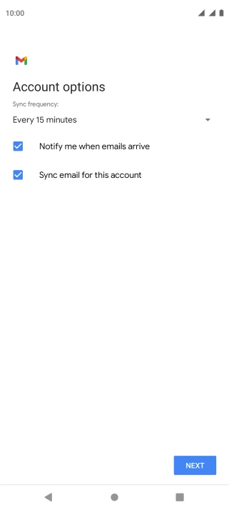 Press the drop down list below 