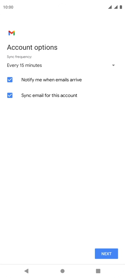 Press the drop down list below 