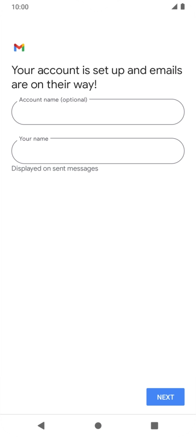 Press the field below 