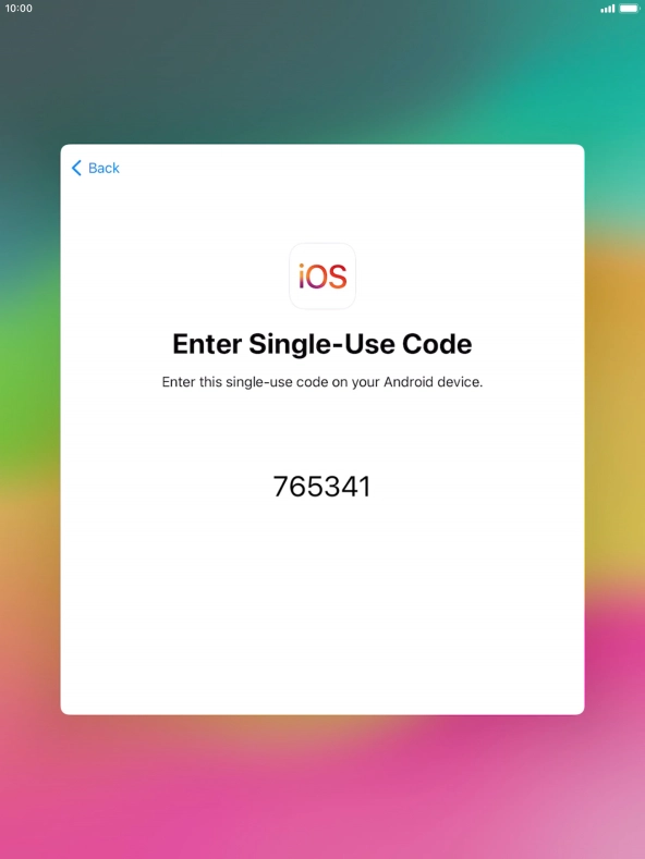 Follow the instructions on the screen and in the 