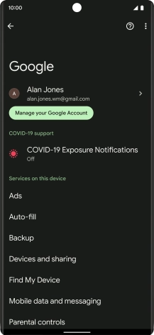 Press Find My Device.