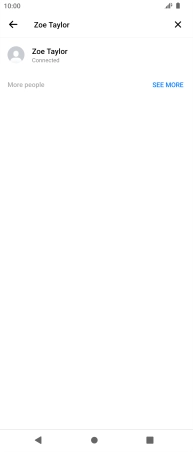 Key in the first letters of the recipient's name and press the required contact.