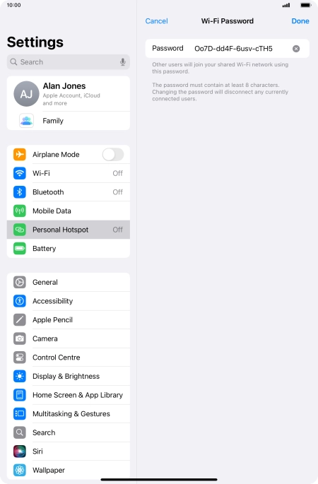 Press Done. Press Done.