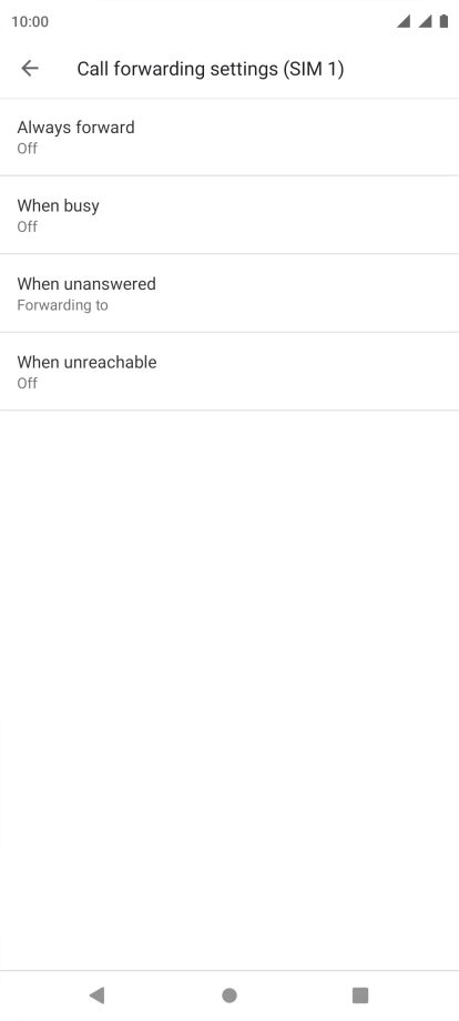 Press the Home key to return to the home screen.