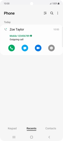 Press the info icon.
