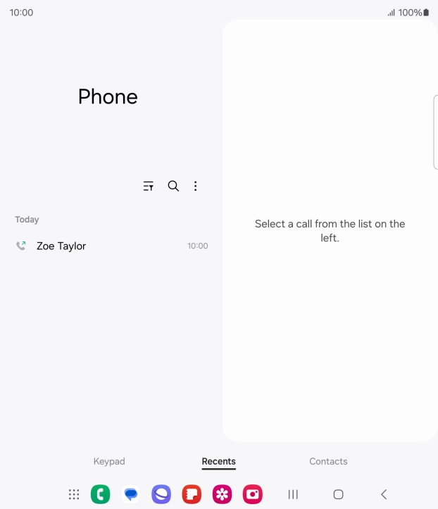 Press the required number.
