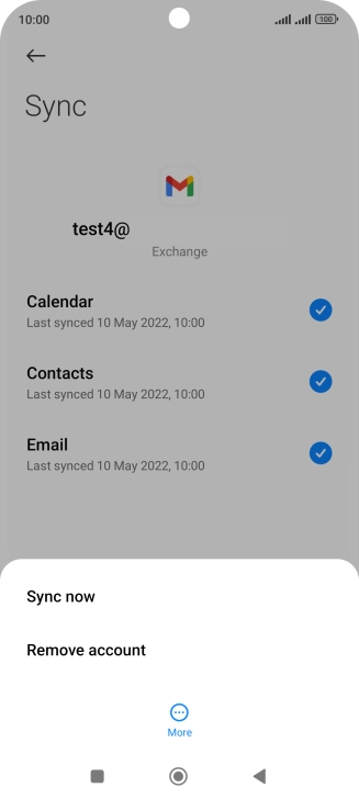 Press Remove account. Press Remove account.