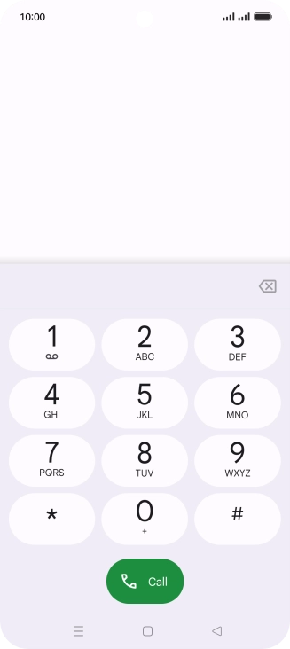 Press the Home key to return to the home screen.