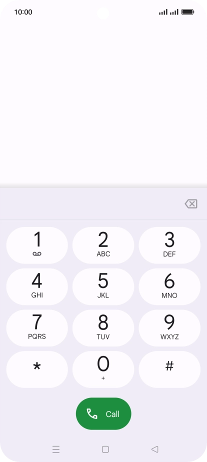 Press the Home key to return to the home screen.