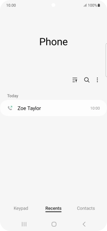 Press the required number.