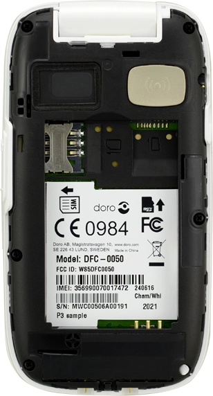 Place your SIM as illustrated next to the SIM holder.