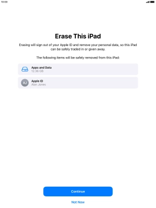 Press Continue. Press Continue.
