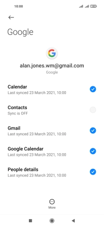 Press the field next to 