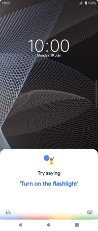 Press the explore icon.