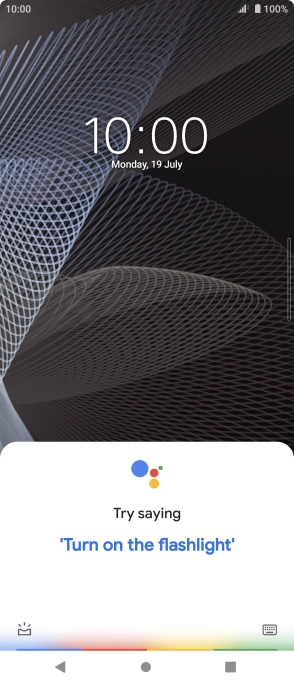 Press the explore icon.