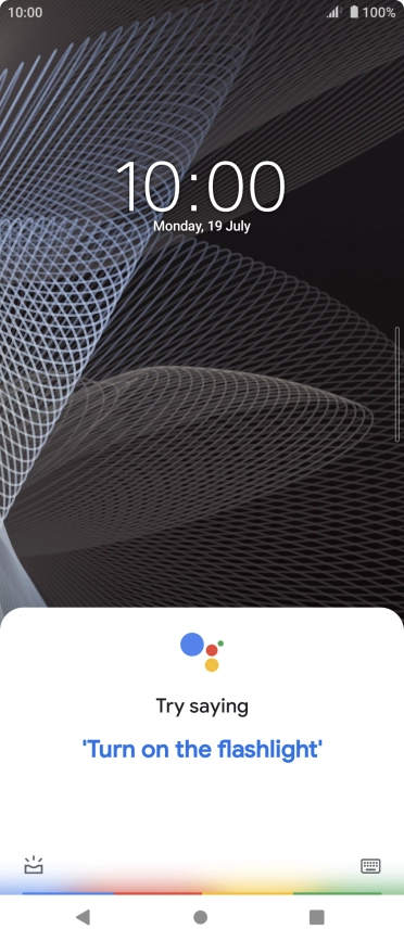 Press the explore icon.