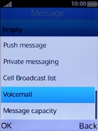 Select Voicemail.