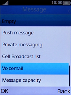 Select Voicemail.