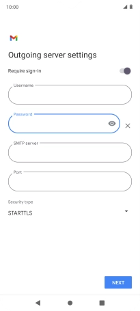 Press the field below 