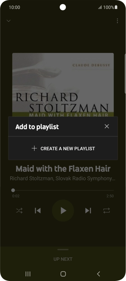 Press CREATE A NEW PLAYLIST.