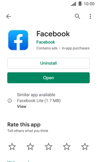 Press the Home key to return to the home screen.