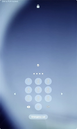 Key in the new PIN again and press OK.