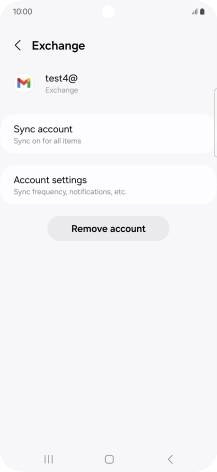 Press Remove account.