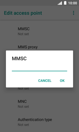 Key in http://mms.vodafone.co.uk/servlets/mms and press OK.