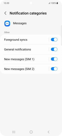 Press New messages (‹SIM›). Press New messages (‹SIM›).