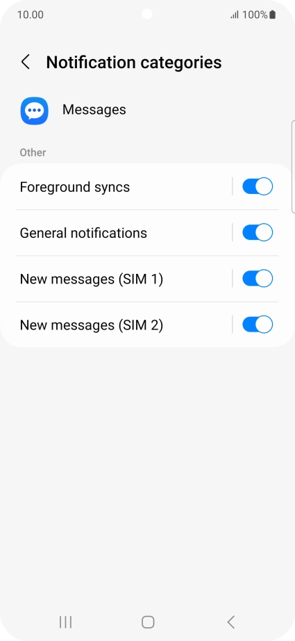 Press New messages (‹SIM›). Press New messages (‹SIM›).