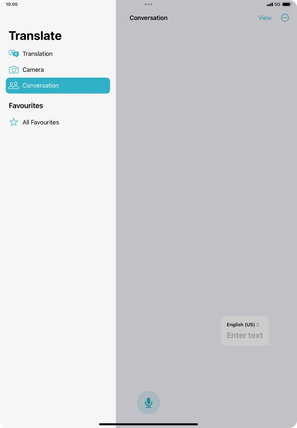Press anywhere on the screen.