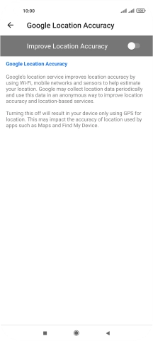 If you press the indicator next to 