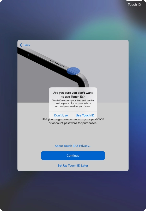 Press Don't Use. Press Don't Use.