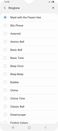 Press the Home key to return to the home screen. Press the Home key to return to the home screen.