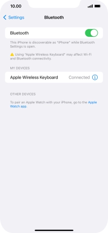 Slide your finger upwards starting from the bottom of the screen to return to the home screen.