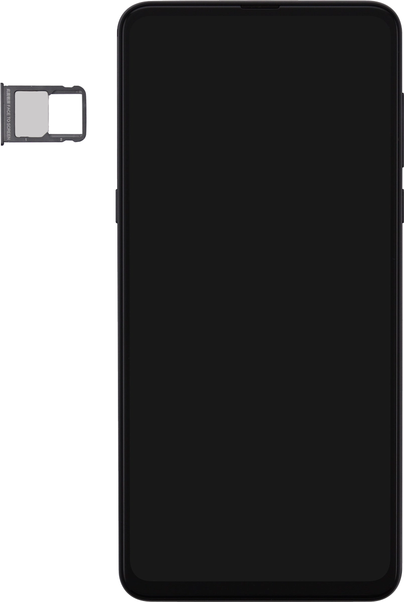 Turn your SIM so the angled corner of the SIM matches the angled corner of the second SIM holder.