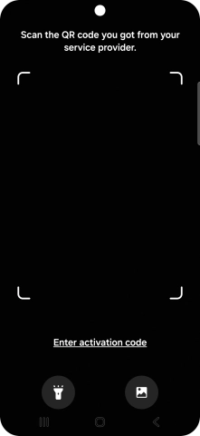 Place the QR code you've received inside the phone camera frame to scan the code. Place the QR code you've received inside the phone camera frame to scan the code.