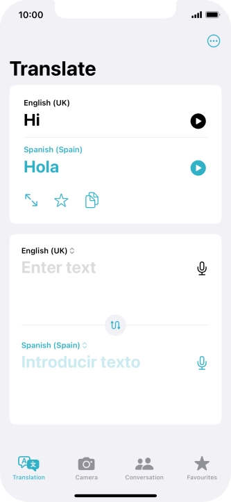 Press the full screen icon. Press the full screen icon.