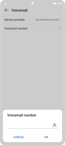 Key in +447836121121 and press OK.