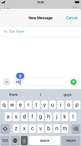Press the microphone icon to end dictation. Press the microphone icon to end dictation.