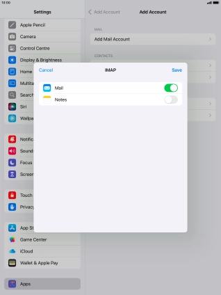 Press Save. Your email account has now been set up. To select more settings for incoming and outgoing server, proceed with the following steps.