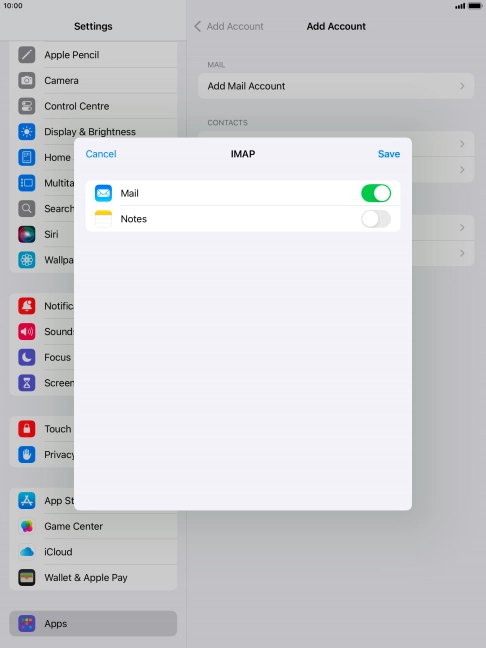 Press Save. Your email account has now been set up. To select more settings for incoming and outgoing server, proceed with the following steps.