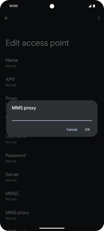 Key in 212.183.137.012 and press OK.