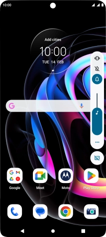 Press the required setting to turn vibration on or off.