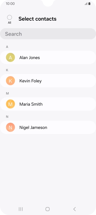 Press the field above 