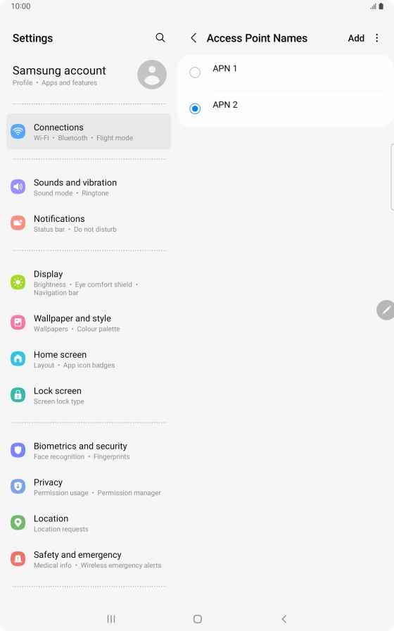 Press the Home key to return to the home screen. Press the Home key to return to the home screen.