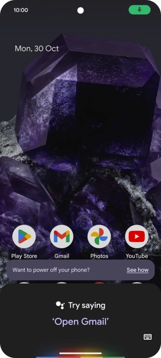 Say, in your own words, what you would like your phone to do, e.g.: OPEN [application], CALL [contact], SEARCH FOR [information]. It's not necessary to use a specific command for each function.